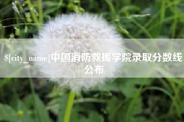 双鸭山中国消防救援学院录取分数线公布