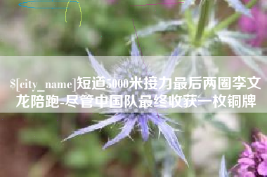 双鸭山短道5000米接力最后两圈李文龙陪跑-尽管中国队最终收获一枚铜牌