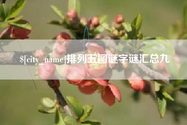 双鸭山排列五图谜字谜汇总九