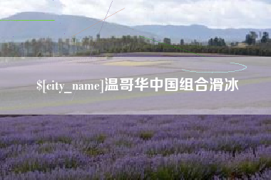 双鸭山温哥华中国组合滑冰