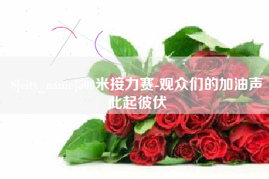 双鸭山500米接力赛-观众们的加油声此起彼伏