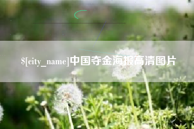 双鸭山中国夺金海报高清图片