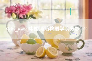 双鸭山中国消防救援学院分数2020