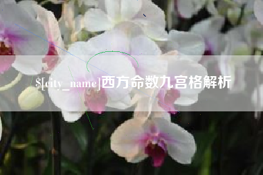双鸭山西方命数九宫格解析