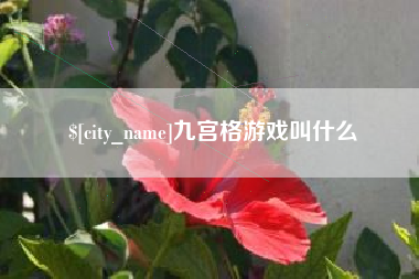 双鸭山九宫格游戏叫什么