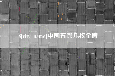 双鸭山中国有哪几枚金牌