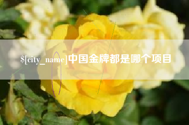 双鸭山中国金牌都是哪个项目