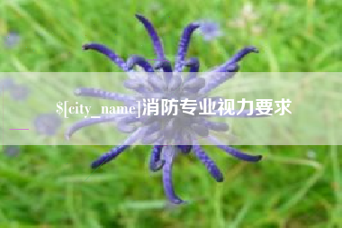 双鸭山消防专业视力要求