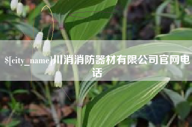 双鸭山川消消防器材有限公司官网电话