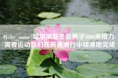双鸭山哈尔滨亚冬会男子5000米接力-需要运动员们在高速滑行中精准地完成