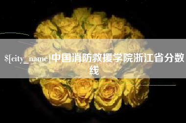 双鸭山中国消防救援学院浙江省分数线
