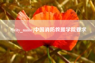 双鸭山中国消防救援学院要求