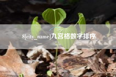 双鸭山九宫格数字排序