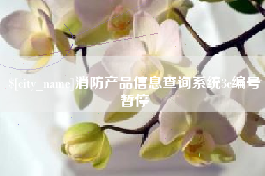 双鸭山消防产品信息查询系统3c编号暂停