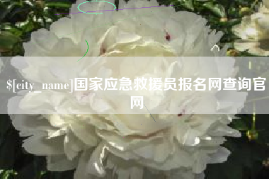 双鸭山国家应急救援员报名网查询官网