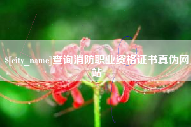 双鸭山查询消防职业资格证书真伪网站
