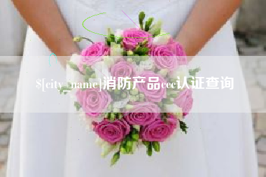 双鸭山消防产品ccc认证查询