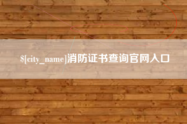 双鸭山消防证书查询官网入口