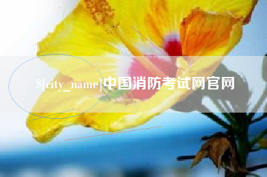 双鸭山中国消防考试网官网