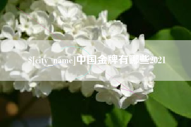 双鸭山中国金牌有哪些2021
