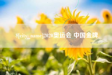 双鸭山2020奥运会 中国金牌