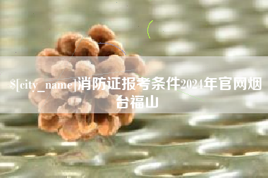 双鸭山消防证报考条件2024年官网烟台福山